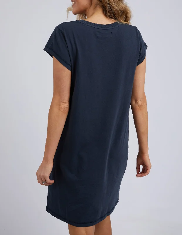 Foxwood Signature Tee Dress Navy