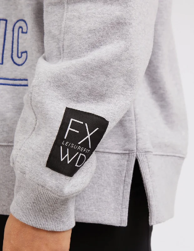 Foxwood Varsity Hoody Grey Marle