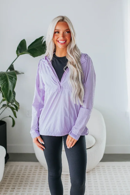 Gracelyn Lightweight Jacket - Lavender