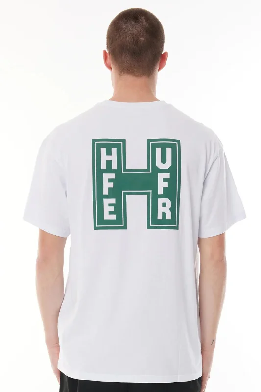 Huffer Mens Classic Tee/Contained White