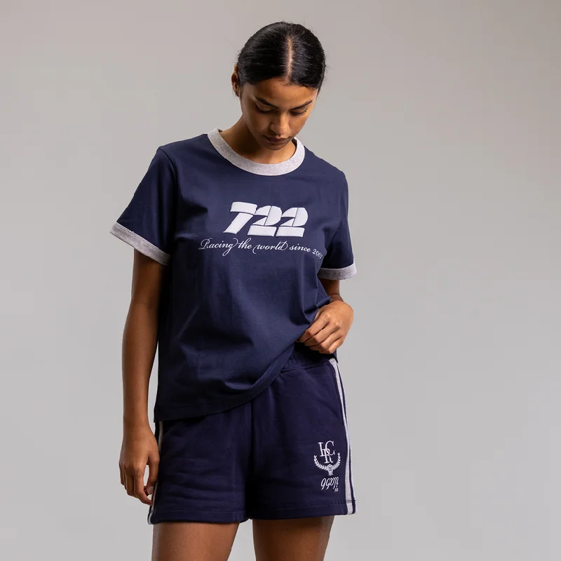 Ilabb Athletic Oversized Block Tee Navy