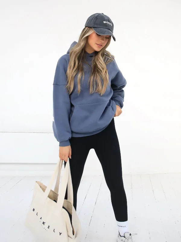 Isabel Oversized Hoodie - Blue