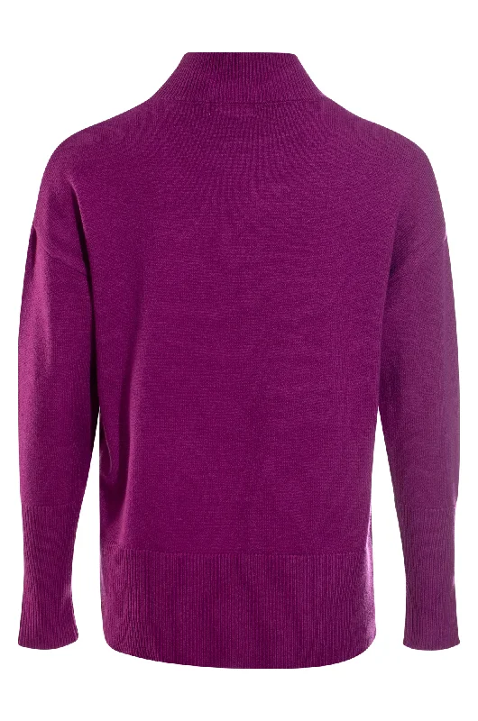 Turtle neck Luxe Knitwear Jersey | MAGENTA | 7321ZZ