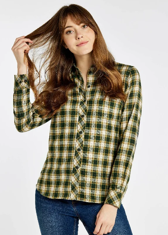 Japonica Check Shirt - Olive