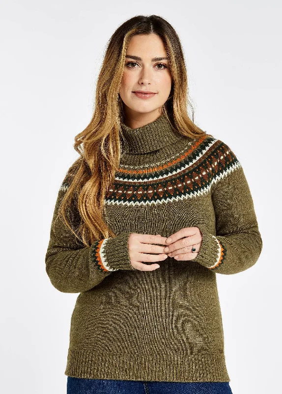 Riverdale Knitted Sweater - Dusky Green