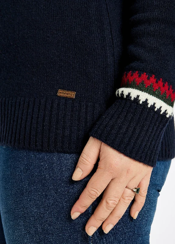 Riverdale Knitted Sweater - Navy