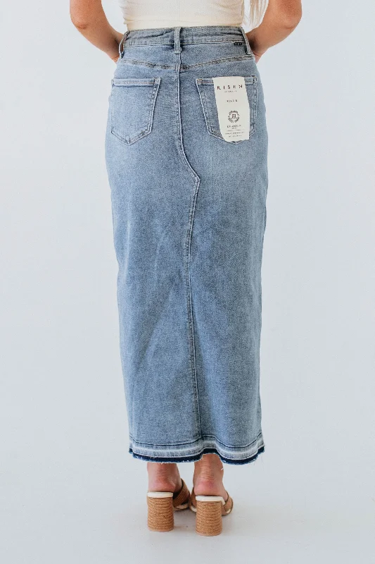 Landry Risen Denim Skirt