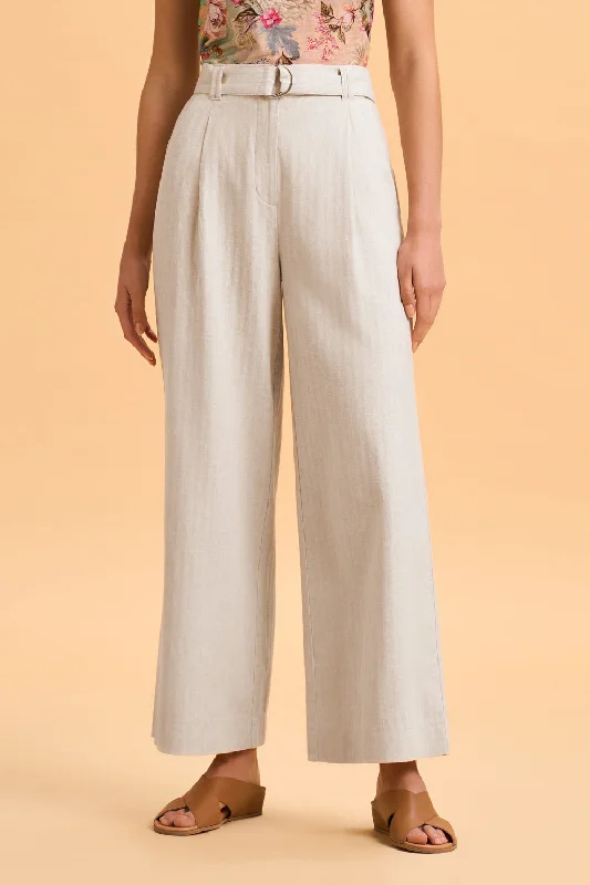 Linen Wide Leg Pant