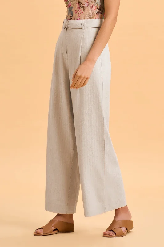 Linen Wide Leg Pant