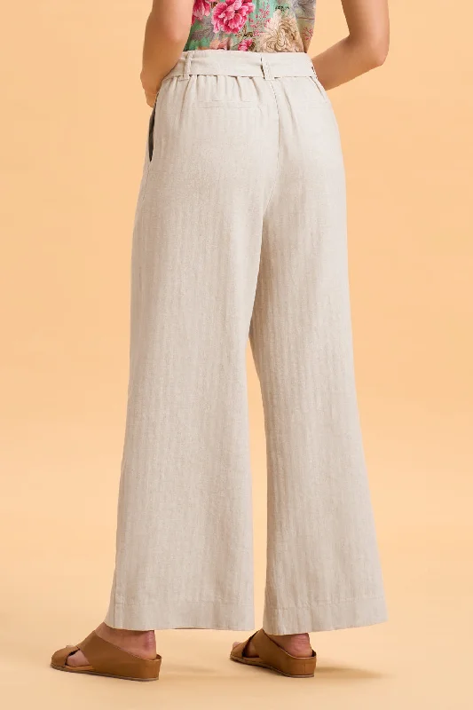 Linen Wide Leg Pant