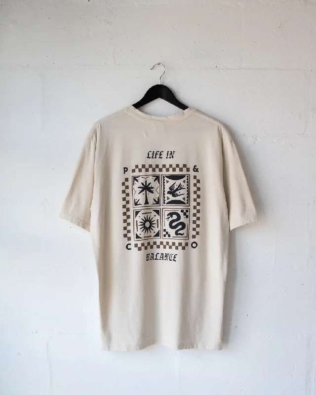 Life In Balance T-Shirt - Bone