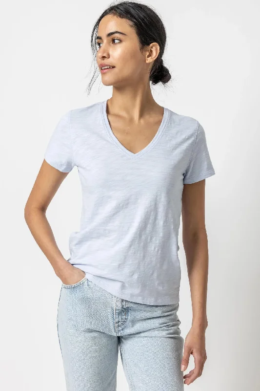 Lilla P V-Neck Short Sleeve Tee