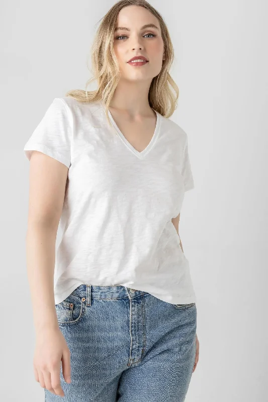 Lilla P V-Neck Short Sleeve Tee