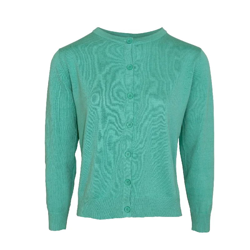 Ls Ragland Plain Cardigan - Turquoise