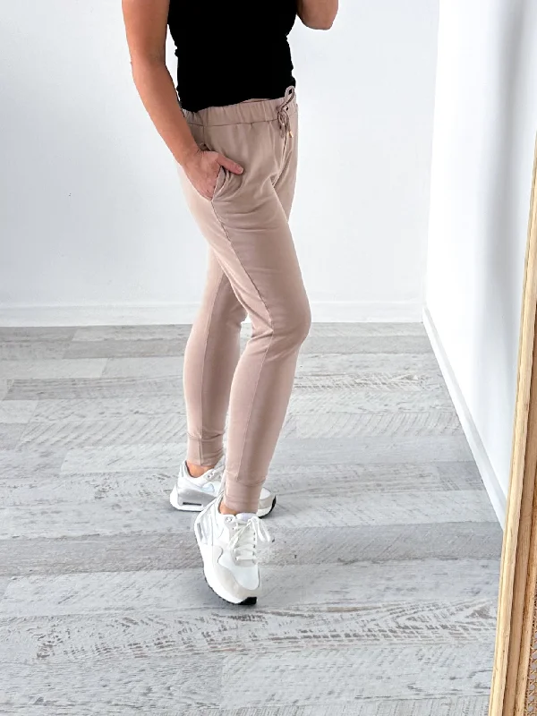 Mia Joggers - Taupe