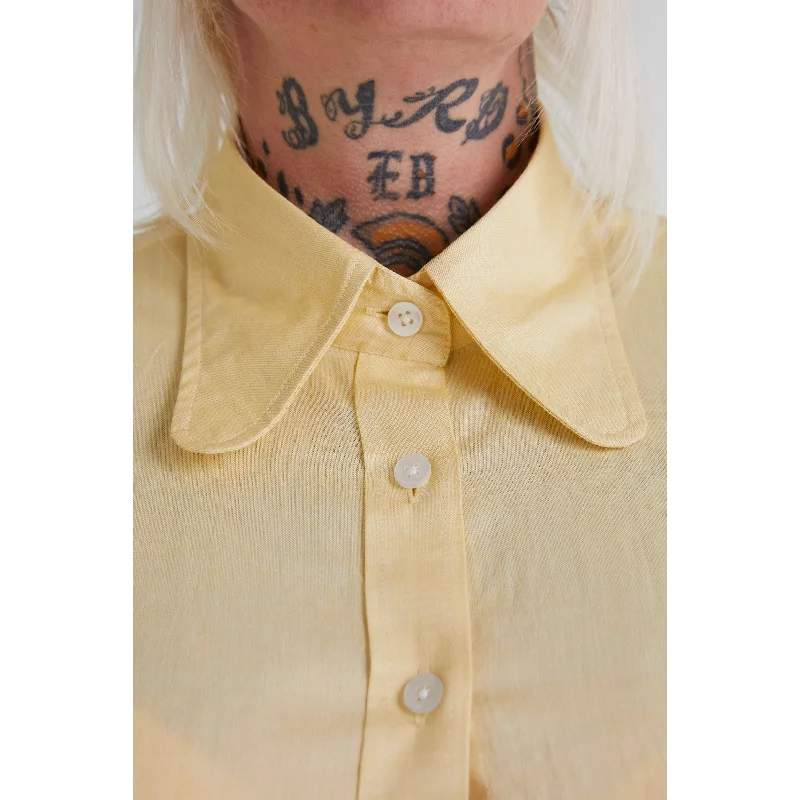 Mr Bridger - Women's Beagle Collar 'Mellow Yellow' - Shirt