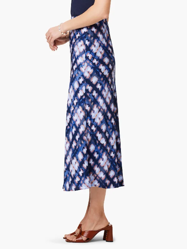 NIC+ZOE Shibori Glow Slip Skirt