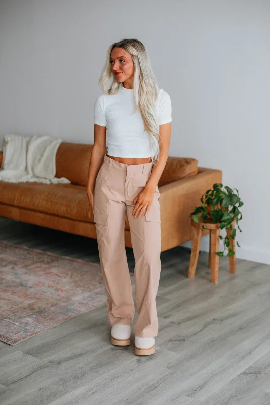 Odessa Cargo Pants - Sand