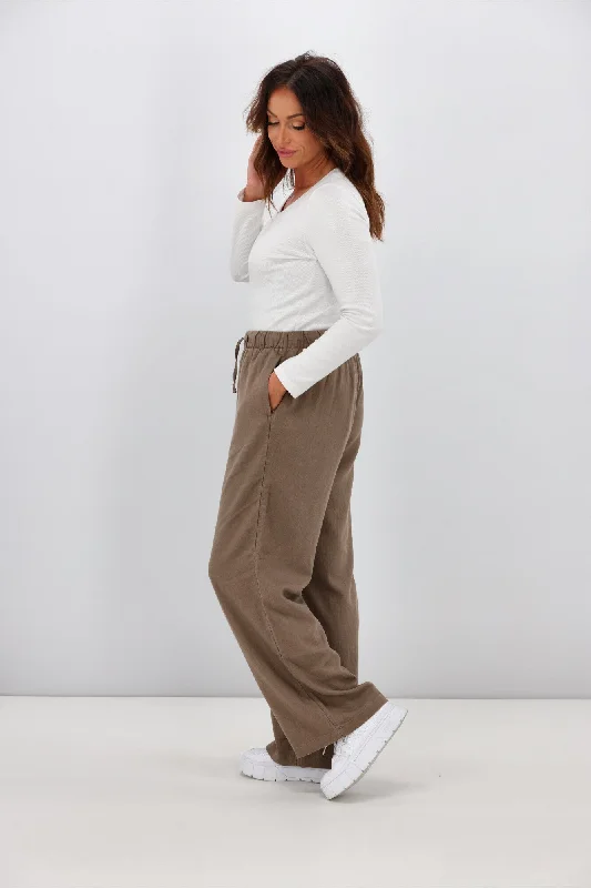 ONLY Caro Pant Walnut