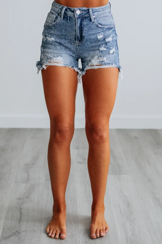 Ryder Risen Shorts - Light Wash