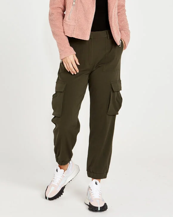 Sass Mischa Cargo Jogger Khaki