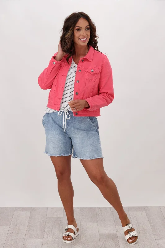 Shine On Label Billie Elasticated Denim Short