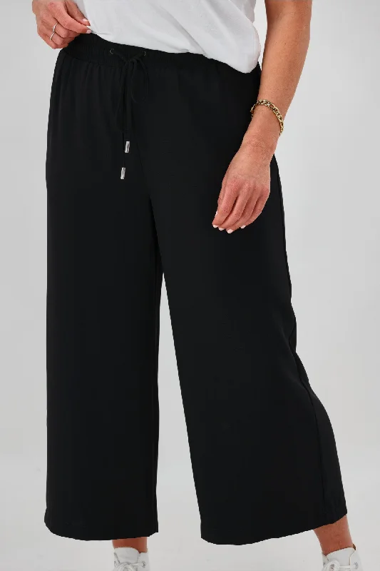 Shine On Label Cropped Rowen Wide leg Pants