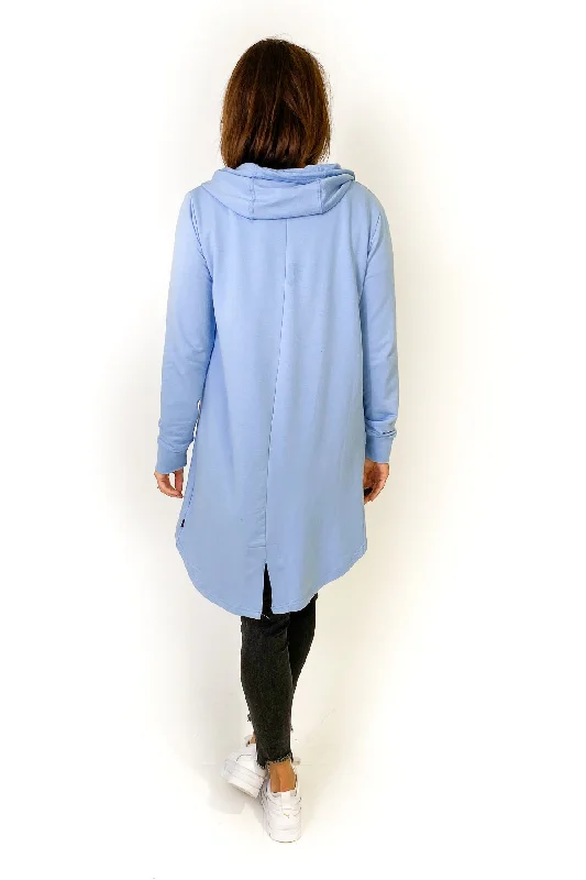 Silent Theory Ashleigh Hooded Cardigan Blue