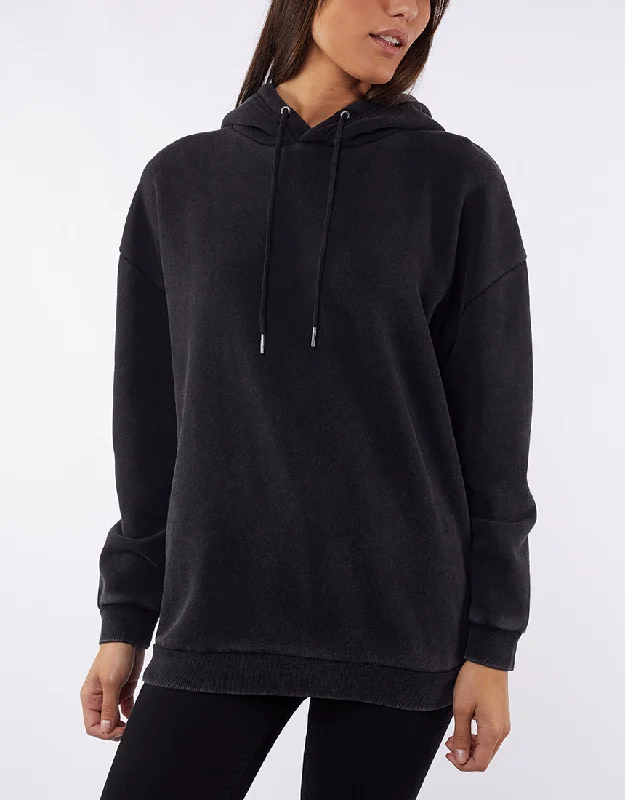 Silent Theory Standard Hoody Washed Black