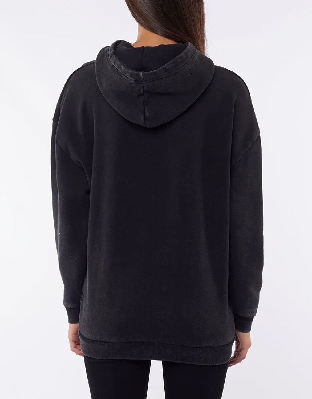 Silent Theory Standard Hoody Washed Black