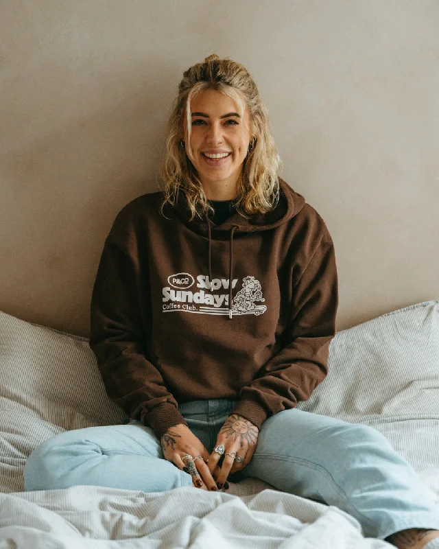 Slow Sundays Hoodie - Brown