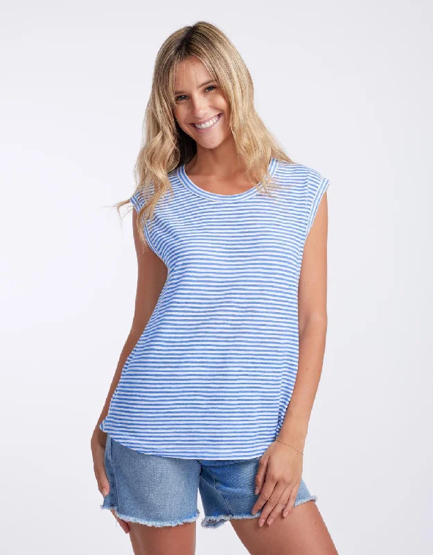 Sorbet Stripe Cali Tank - Gelati Denim