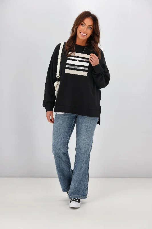 Stella + Gemma Sunday Sweater Black Licorice