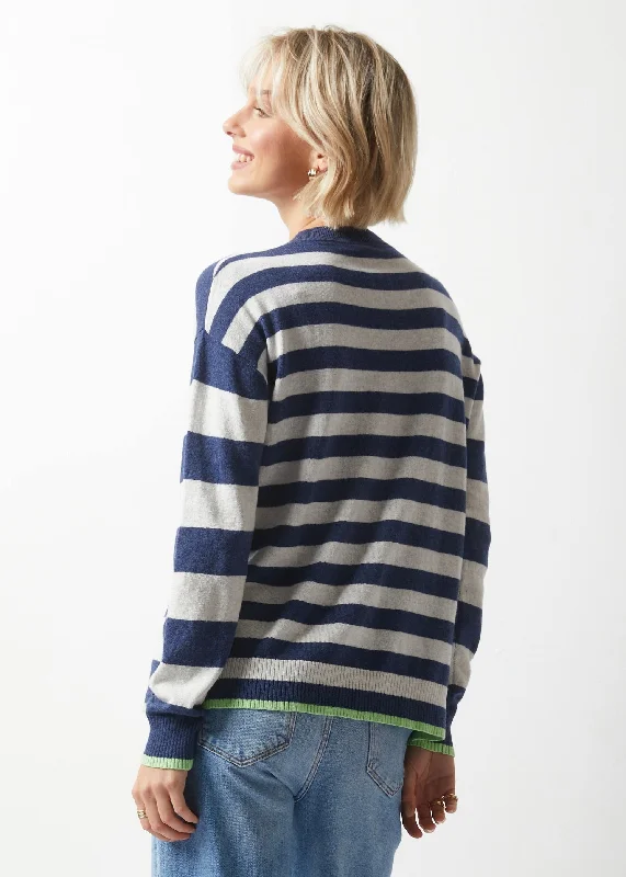 Stripe Crewneck