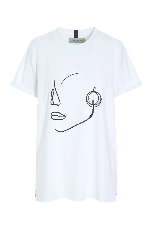 T-SHIRT FACE IT - 96089 - WHITE