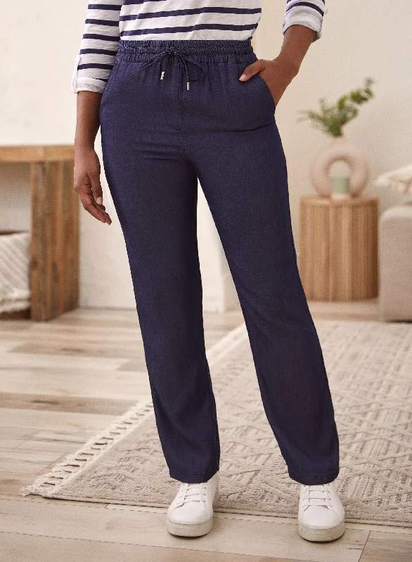 Tencel Pull-On Pants