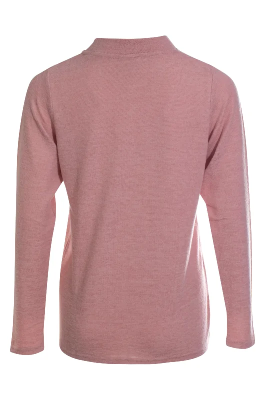 Turtle neck Soft Warm Touch Top | PINK | 6362ZZ