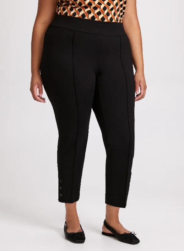 Trim Detail Sofia Slim Leg Pants