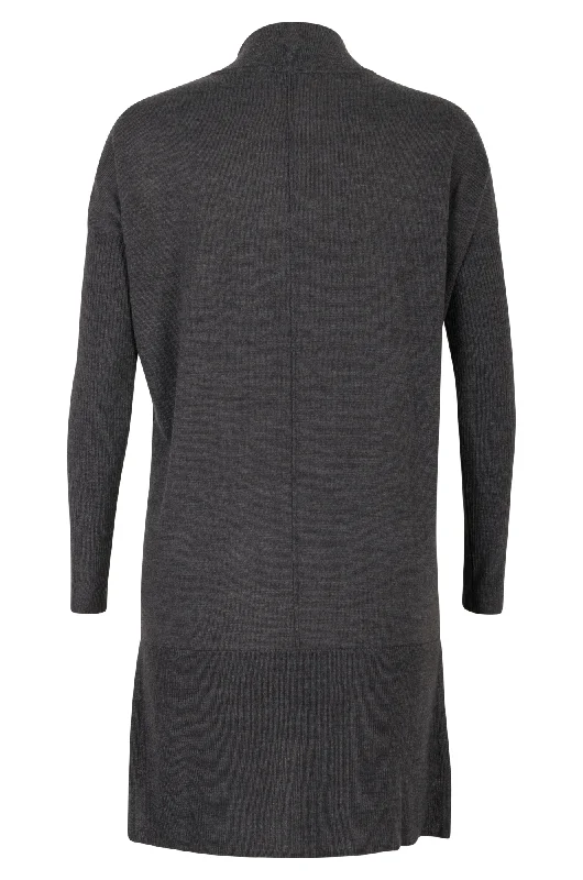 Merino Blend turtle neck Tunic | CHARCOAL | 0812ZZ