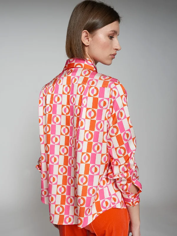 Vilagallo Geo Print Shirt