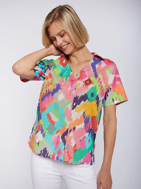 Vilagallo Ikat Top