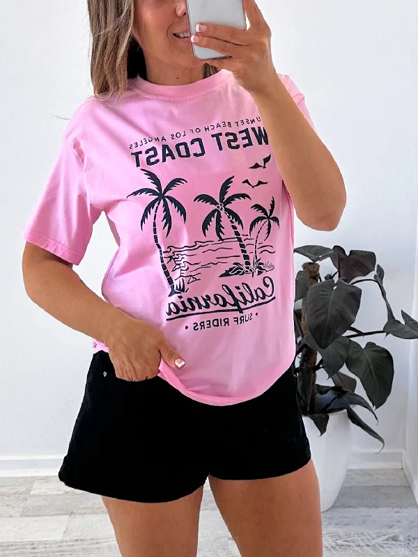 West Coast Tee - Pink