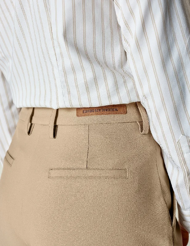 Essential Pants Straight Caramel