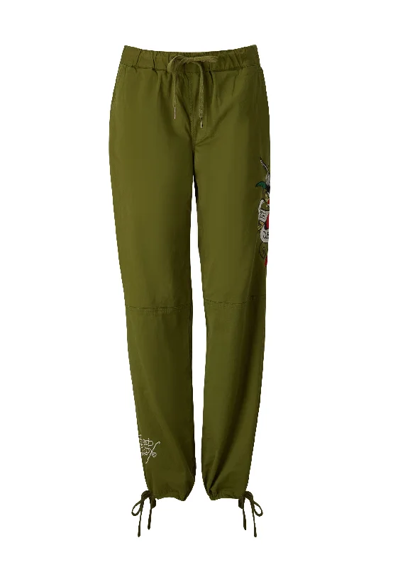 Womens True Til Death Tech Trouser - Green