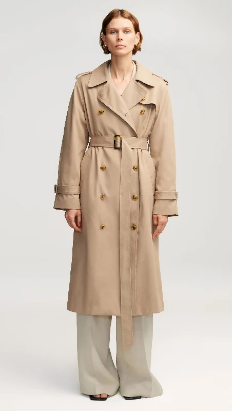 Work Trench in Cotton Twill | Beige