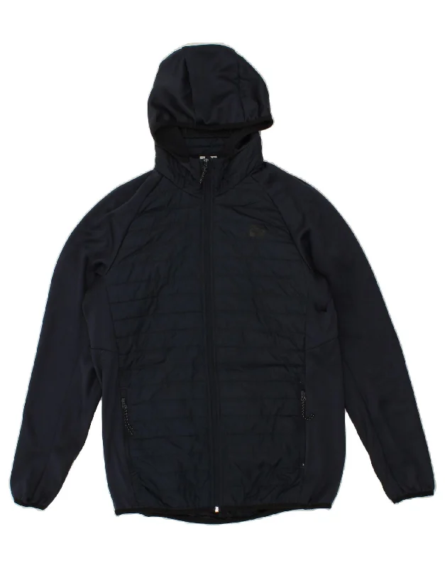Men's Coats with Military InfluenceJACK & JONES Mens Hooded Padded Jacket UK 40 Large Navy Blue Polyester Men's Coats with Military InfluenceJACK & JONES Mens Hooded Padded Jacket UK 40 Large Navy Blue Polyester